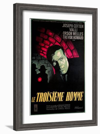 Le Troisieme Homme, (AKA the Third Man), Orsom Welles, 1949-null-Framed Art Print