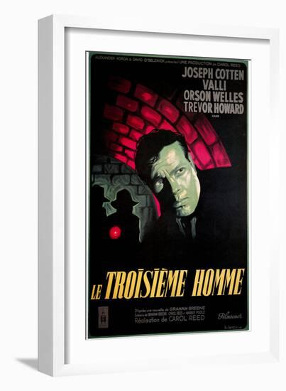 Le Troisieme Homme, (AKA the Third Man), Orsom Welles, 1949-null-Framed Art Print