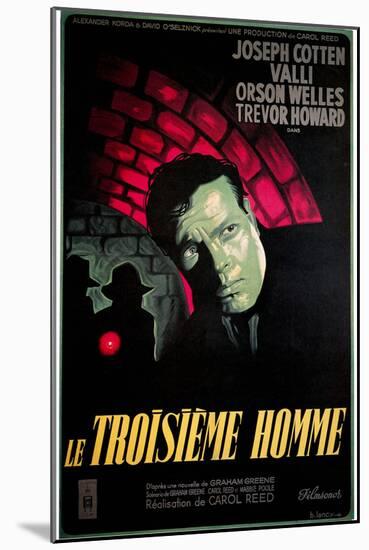 Le Troisieme Homme, (AKA the Third Man), Orsom Welles, 1949-null-Mounted Art Print