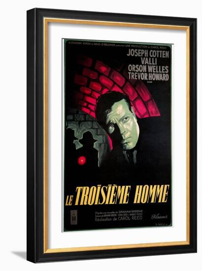 Le Troisieme Homme, (AKA the Third Man), Orsom Welles, 1949-null-Framed Art Print