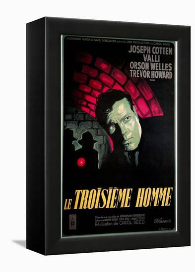 Le Troisieme Homme, (AKA the Third Man), Orsom Welles, 1949-null-Framed Stretched Canvas