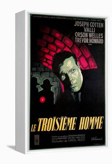 Le Troisieme Homme, (AKA the Third Man), Orsom Welles, 1949-null-Framed Stretched Canvas