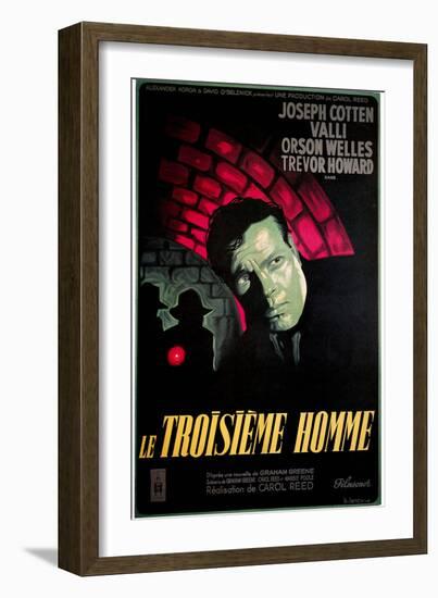 Le Troisieme Homme, (AKA the Third Man), Orsom Welles, 1949-null-Framed Premium Giclee Print