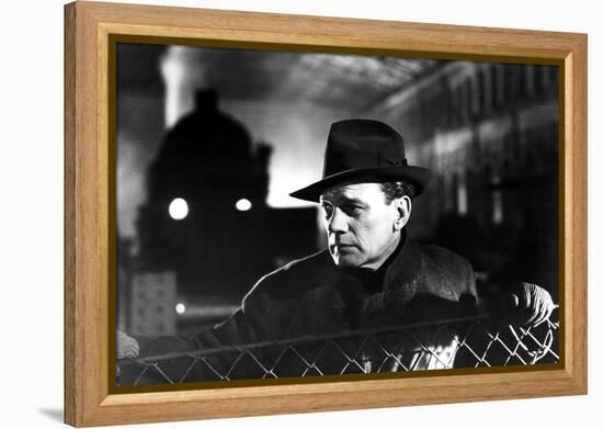 Le Troisieme Homme THE THIRD MAN by Carol Reed with Joseph Cotten, 1949 (b/w photo)-null-Framed Stretched Canvas