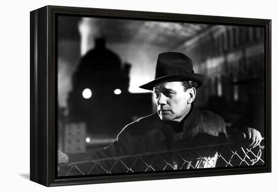 Le Troisieme Homme THE THIRD MAN by Carol Reed with Joseph Cotten, 1949 (b/w photo)-null-Framed Stretched Canvas