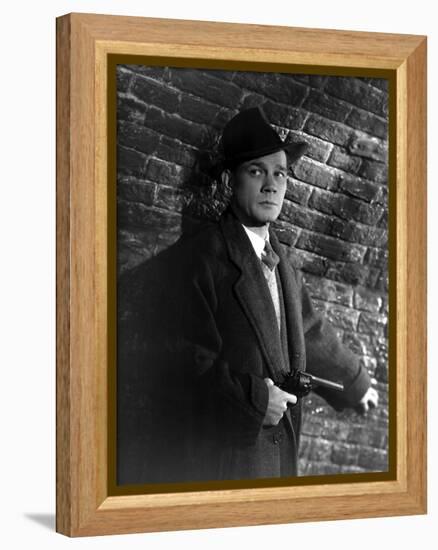 Le Troisieme Homme THE THIRD MAN by Carol Reed with Joseph Cotten, 1949 (b/w photo)-null-Framed Stretched Canvas