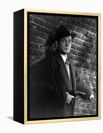 Le Troisieme Homme THE THIRD MAN by Carol Reed with Joseph Cotten, 1949 (b/w photo)-null-Framed Stretched Canvas