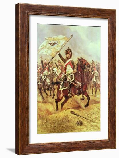 Le Trophee, 1806, 4th Dragoon Regiment, 1898-Jean-Baptiste Edouard Detaille-Framed Giclee Print