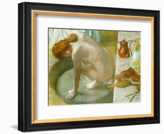 Le Tub-Edgar Degas-Framed Giclee Print