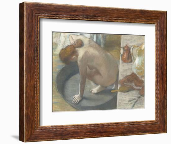 Le Tub-Edgar Degas-Framed Giclee Print