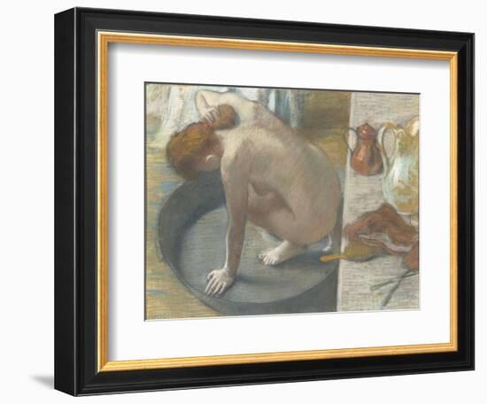 Le Tub-Edgar Degas-Framed Giclee Print