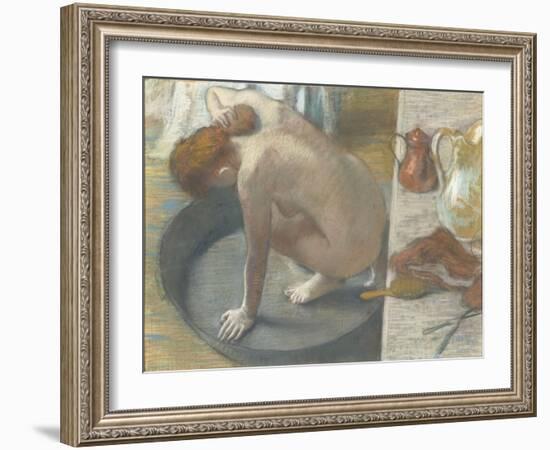 Le Tub-Edgar Degas-Framed Giclee Print