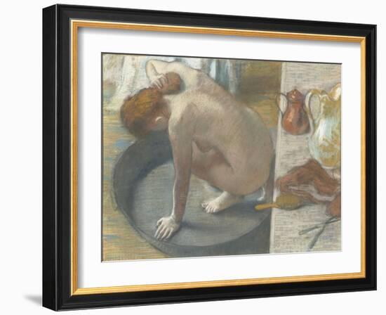 Le Tub-Edgar Degas-Framed Giclee Print