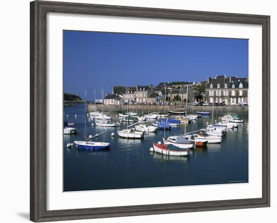 Le Val-Andre, Harbour, Emerald Coast, Cotes d'Amor, Brittany, France-David Hughes-Framed Photographic Print