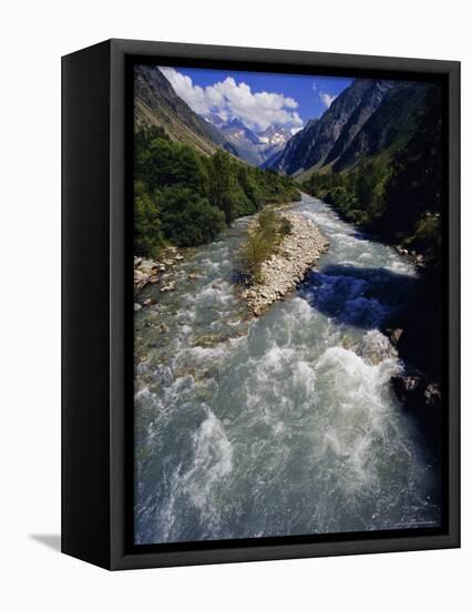 Le Valgaudemar, Near Gap, Hautes Alpes, French Alps, Provence, France-David Hughes-Framed Premier Image Canvas