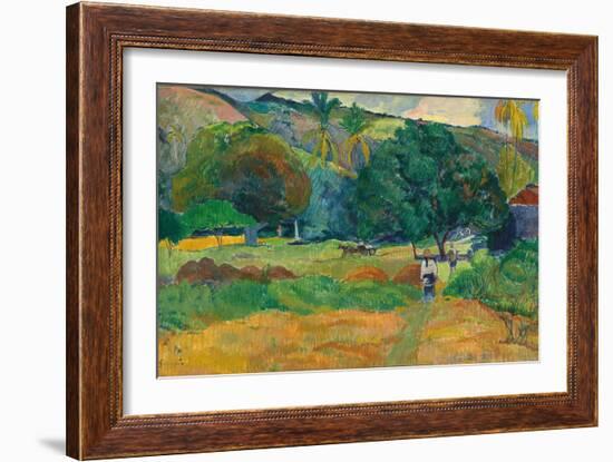 Le Vallon, 1892-Paul Gauguin-Framed Giclee Print