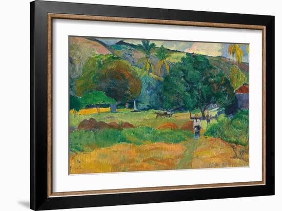 Le Vallon, 1892-Paul Gauguin-Framed Giclee Print