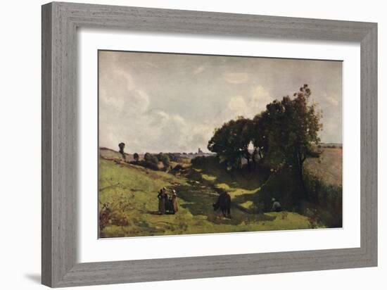 'Le Vallon', 19th century, (1910)-Jean-Baptiste-Camille Corot-Framed Giclee Print