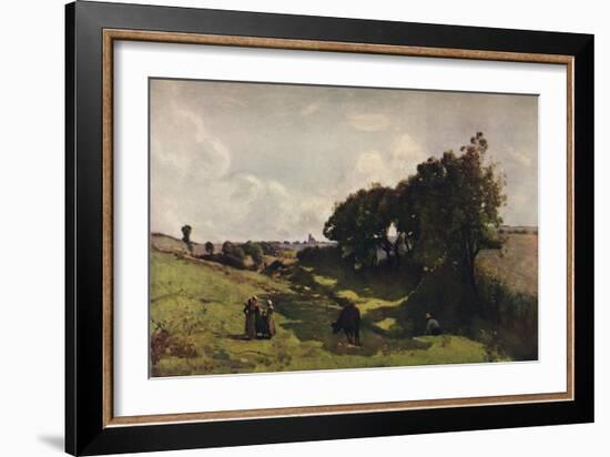 'Le Vallon', 19th century, (1910)-Jean-Baptiste-Camille Corot-Framed Giclee Print