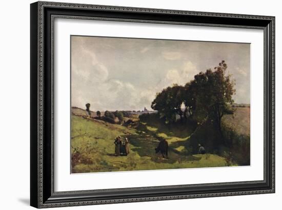 'Le Vallon', 19th century, (1910)-Jean-Baptiste-Camille Corot-Framed Giclee Print
