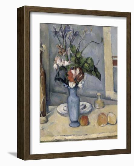 Le Vase bleu-Paul Cézanne-Framed Giclee Print