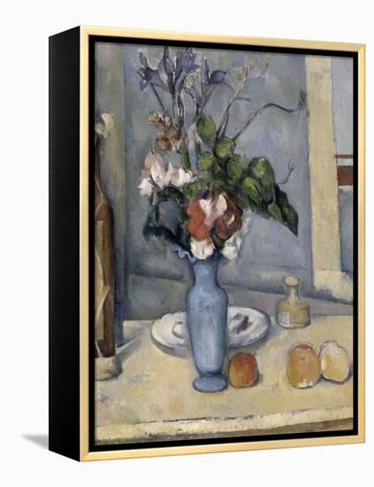 Le Vase bleu-Paul Cézanne-Framed Premier Image Canvas