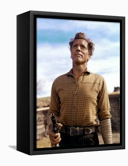 Le Vent by la Plaine THE UNFORGIVEN by JohnHuston with Burt Lancaster, 1960 (photo)-null-Framed Stretched Canvas