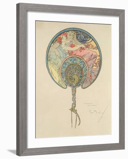 Le Vent Qui Passe Emporte La Jeunesse, 1899-Alphonse Mucha-Framed Giclee Print