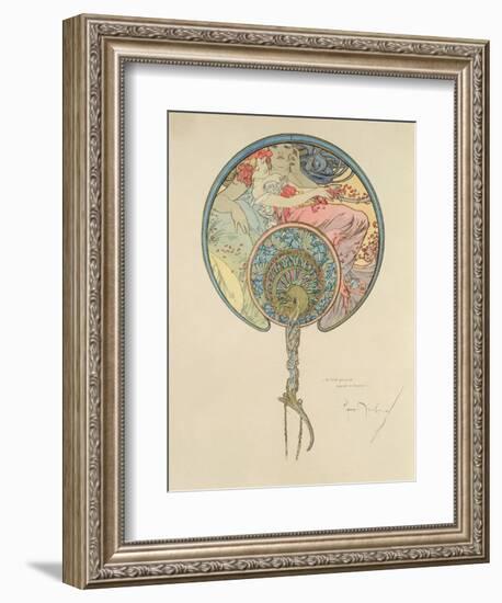 Le Vent Qui Passe Emporte La Jeunesse, 1899-Alphonse Mucha-Framed Giclee Print