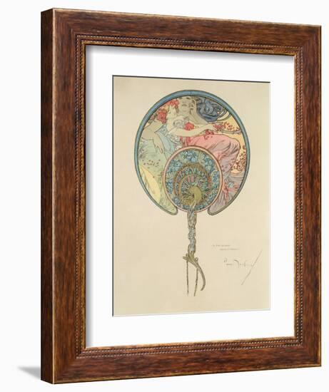 Le Vent Qui Passe Emporte La Jeunesse, 1899-Alphonse Mucha-Framed Giclee Print