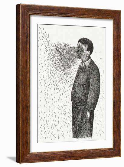 Le vent-Roland Topor-Framed Collectable Print