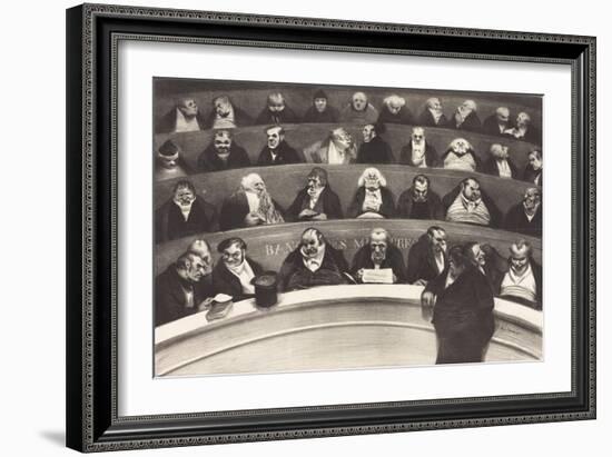 Le Ventre Legislatif (The Legislative Belly) by Honore Daumier, 1834-Honore Daumier-Framed Giclee Print