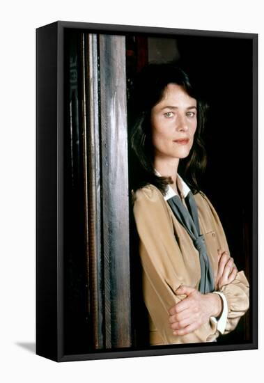 Le Verdict The Verdict by SidneyLumet with Charlotte Rampling, 1982 (photo)-null-Framed Stretched Canvas