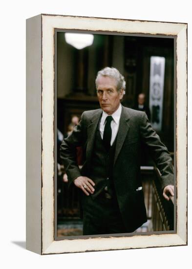 Le Verdict The Verdict by SidneyLumet with Paul Newman, 1982 (photo)-null-Framed Stretched Canvas