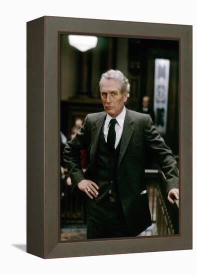 Le Verdict The Verdict by SidneyLumet with Paul Newman, 1982 (photo)-null-Framed Stretched Canvas