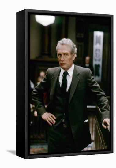 Le Verdict The Verdict by SidneyLumet with Paul Newman, 1982 (photo)-null-Framed Stretched Canvas