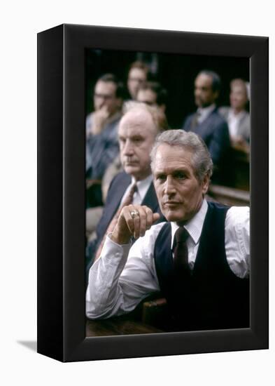 Le Verdict The Verdict by SidneyLumet with Paul Newman, 1982 (photo)-null-Framed Stretched Canvas