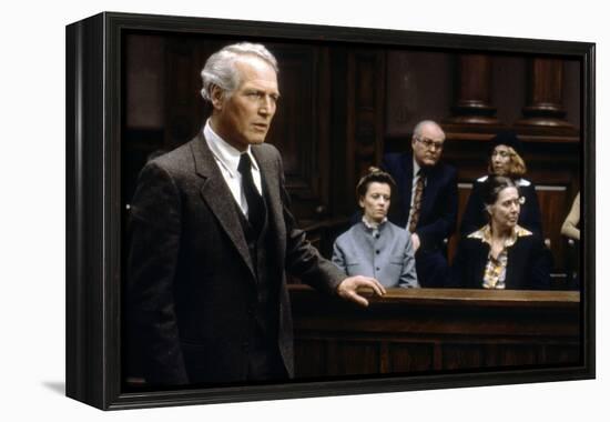 Le Verdict The Verdict by SidneyLumet with Paul Newman, 1982 (photo)-null-Framed Stretched Canvas