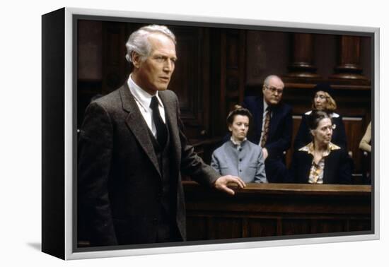 Le Verdict The Verdict by SidneyLumet with Paul Newman, 1982 (photo)-null-Framed Stretched Canvas