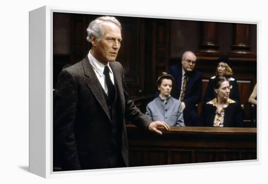 Le Verdict The Verdict by SidneyLumet with Paul Newman, 1982 (photo)-null-Framed Stretched Canvas