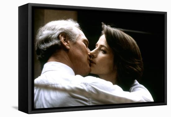 Le Verdict The Verdict by SidneyLumet with Paul Newman and Charlotte Rampling, 1982 (photo)-null-Framed Stretched Canvas