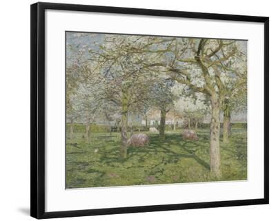 'Le verger au printemps' Giclee Print - Emile Claus | Art.com