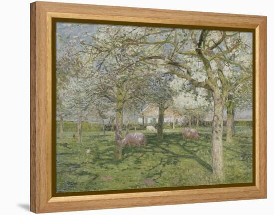 Le verger au printemps-Emile Claus-Framed Premier Image Canvas