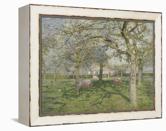 Le verger au printemps-Emile Claus-Framed Premier Image Canvas