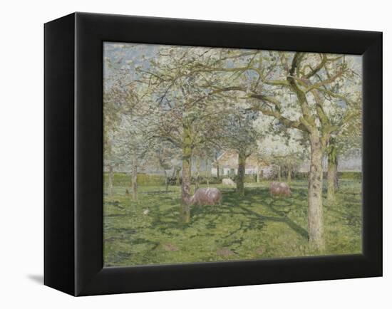 Le verger au printemps-Emile Claus-Framed Premier Image Canvas