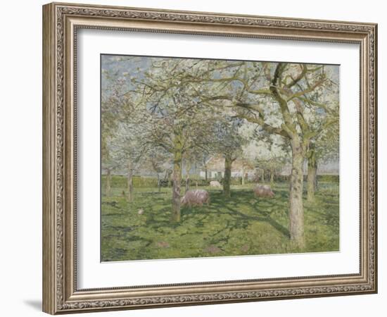 Le verger au printemps-Emile Claus-Framed Giclee Print