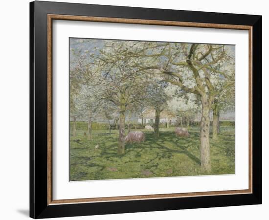 Le verger au printemps-Emile Claus-Framed Giclee Print