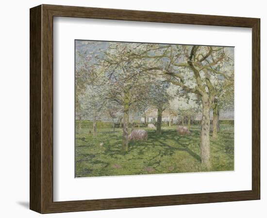 Le verger au printemps-Emile Claus-Framed Giclee Print