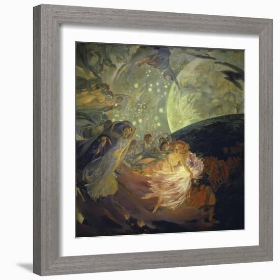 Le Verite Entrainant Les Sciences-Albert Besnard-Framed Giclee Print