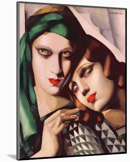 Le Vert Jade-Tamara de Lempicka-Mounted Premium Giclee Print